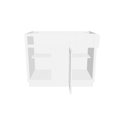 Blind Corner Base Kitchen Cabinet SCB42 Alpina White LessCare 42 in. width 34.5 in. height 24 in. depth