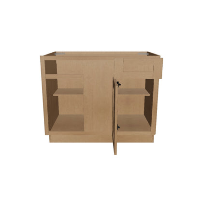 Blind Corner Base Kitchen Cabinet SCB42 Shaker Toffee 42 in. width 34.5 in. height 24 in. depth