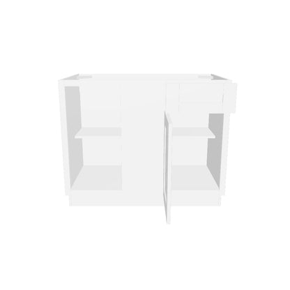 Blind Corner Base Kitchen Cabinet SCB42 Alpina White LessCare 42 in. width 34.5 in. height 24 in. depth