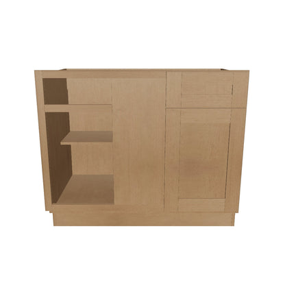Blind Corner Base Kitchen Cabinet SCB42 Shaker Toffee 42 in. width 34.5 in. height 24 in. depth