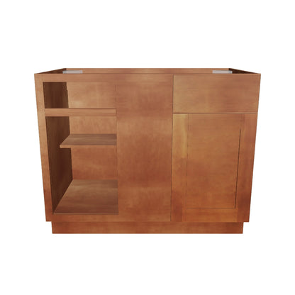 Blind Corner Base Kitchen Cabinet SCB42 Newport LessCare 42 in. width 34.5 in. height 24 in. depth