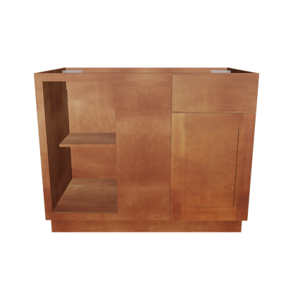 Blind Corner Base Kitchen Cabinet SCB42 Newport LessCare 42 in. width 34.5 in. height 24 in. depth