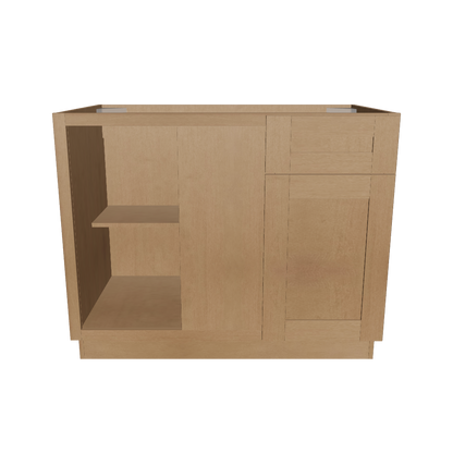 Blind Corner Base Kitchen Cabinet SCB42 Shaker Toffee 42 in. width 34.5 in. height 24 in. depth