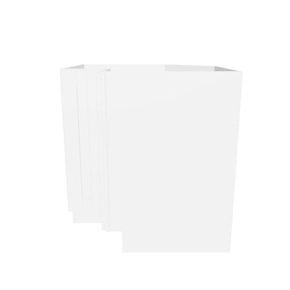 Lazy Suzan Base Kitchen Cabinet SCER33 Alpina White LessCare 34.5 in. height 33 in. depth