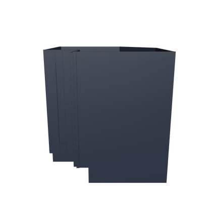 Lazy Suzan Base Kitchen Cabinet SCER33 Danbury Blue LessCare 34.5 in. height 33 in. depth
