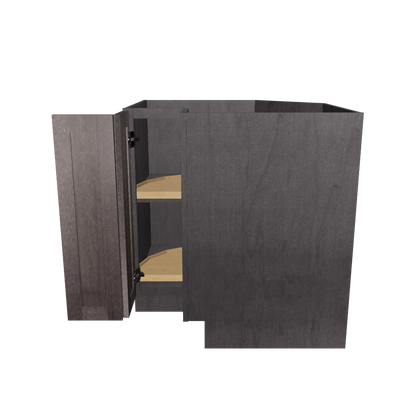 Lazy Suzan Base Kitchen Cabinet SCER33 Milan Slate 34.5 in. height 33 in. depth