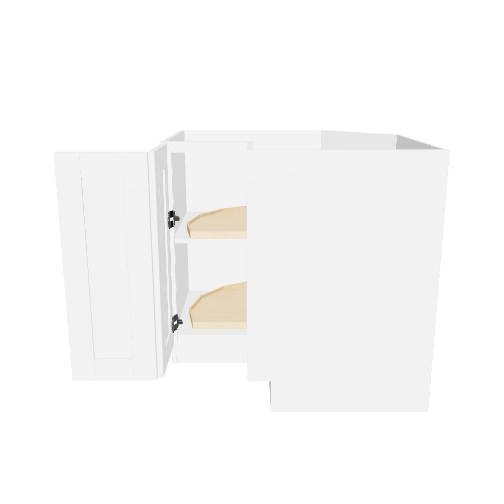 Alpina White Lazy Susan Base Cabinet SCER36