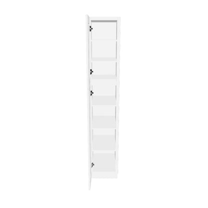 Utility Kitchen Cabinet U1584 Alpina White LessCare 15 in. width 84 in. height 24 in. depth