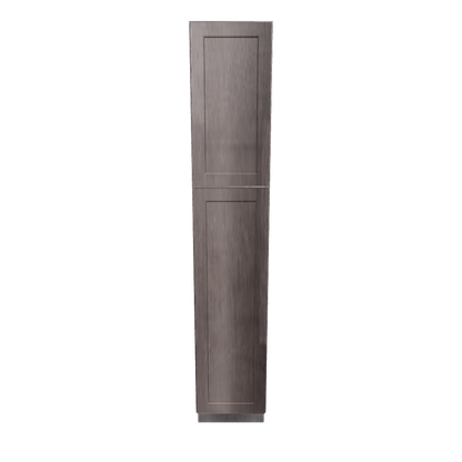 Utility Kitchen Cabinet U1584 Milan Slate 15 in. width 84 in. height 24 in. depth