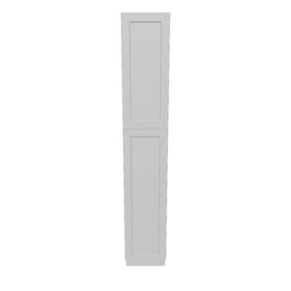 Utility Kitchen Cabinet U1590 Milan Pearl 15 in. width 90 in. height 24 in. depth