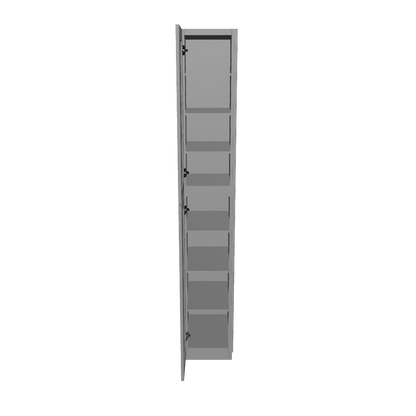 Utility Kitchen Cabinet U1596 Colonial Gray LessCare 15 in. width 96 in. height 24 in. depth
