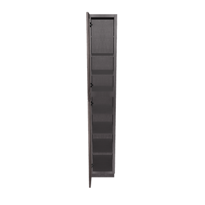 Utility Kitchen Cabinet U1596 Milan Slate 15 in. width 96 in. height 24 in. depth