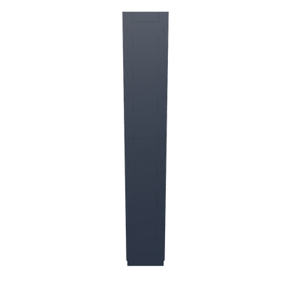 Utility Kitchen Cabinet U1596 Danbury Blue LessCare 15 in. width 96 in. height 24 in. depth