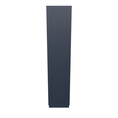 Utility Kitchen Cabinet U1884 Danbury Blue LessCare 18 in. width 84 in. height 24 in. depth