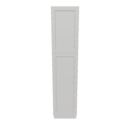 Utility Kitchen Cabinet U1884 Milan Pearl 18 in. width 84 in. height 24 in. depth