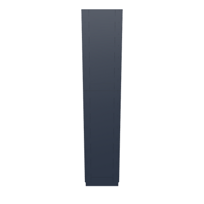 Utility Kitchen Cabinet U1890 Danbury Blue LessCare 18 in. width 90 in. height 24 in. depth