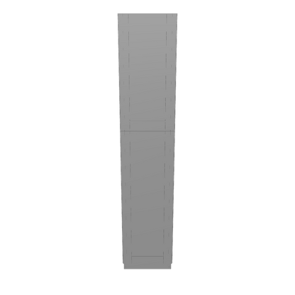 Utility Kitchen Cabinet U1890 Colonial Gray LessCare 18 in. width 90 in. height 24 in. depth