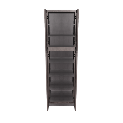 Utility Kitchen Cabinet U2484 Milan Slate 24 in. width 84 in. height 24 in. depth