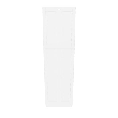 Utility Kitchen Cabinet U2484 Alpina White LessCare 24 in. width 84 in. height 24 in. depth