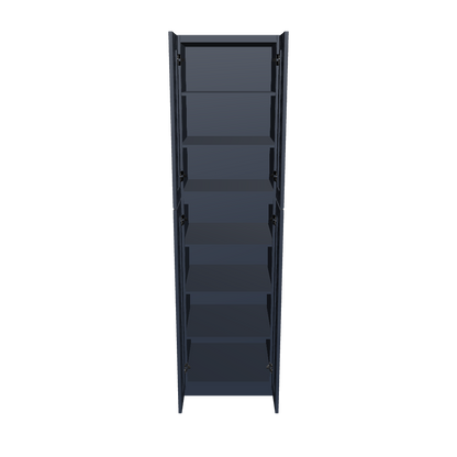 Utility Kitchen Cabinet U2490 Danbury Blue LessCare 24 in. width 90 in. height 24 in. depth
