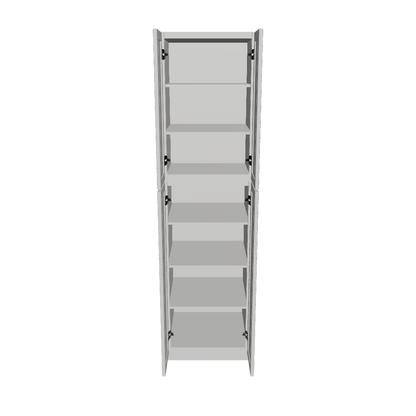 Utility Kitchen Cabinet U2490 Milan Pearl 24 in. width 90 in. height 24 in. depth