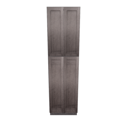 Utility Kitchen Cabinet U2490 Milan Slate 24 in. width 90 in. height 24 in. depth