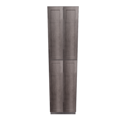 Utility Kitchen Cabinet U2496 Milan Slate 24 in. width 96 in. height 24 in. depth