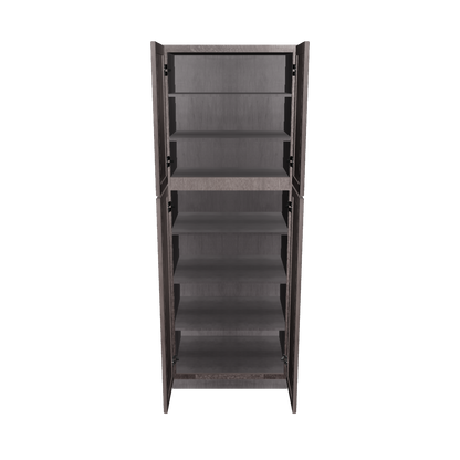 Utility Kitchen Cabinet U3084 Milan Slate 30"W x 84"H x 24"D