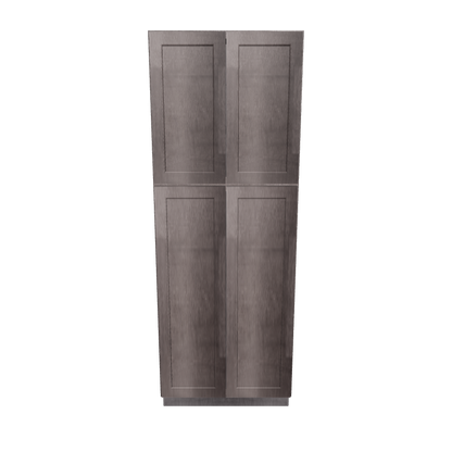 Utility Kitchen Cabinet U3084 Milan Slate 30"W x 84"H x 24"D