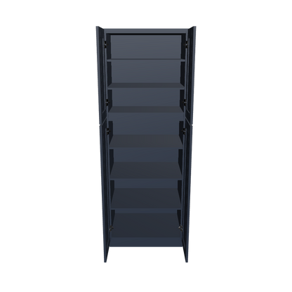 Utility Kitchen Cabinet U3084 Danbury Blue 30"W x 84 H x 24 D