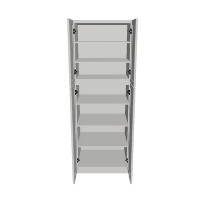 30”W x 84”H x 24”D Utility Kitchen Cabinet - Milan Pearl