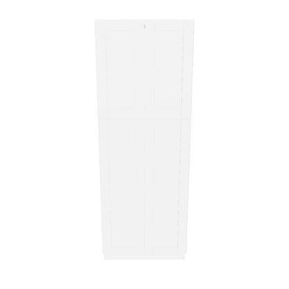 Utility Kitchen Cabinet U3084 Alpina White 30"W x 84"H x 24"D