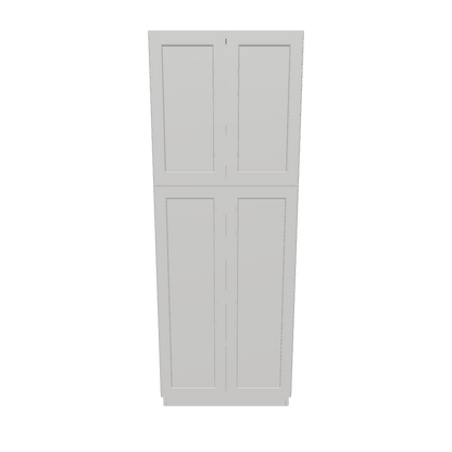 30”W x 84”H x 24”D Utility Kitchen Cabinet - Milan Pearl