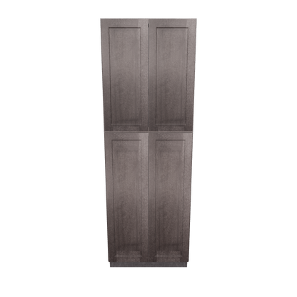 Utility Kitchen Cabinet U3090 Milan Slate LessCare 30 in. width 90 in. height 24 in. depth