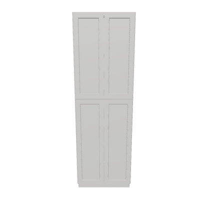 30”W x 96”H x 24”D Utility Kitchen Cabinet - Milan Pearl