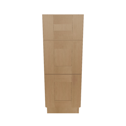 Vanity Drawer Base Cabinet VDB1221345 Shaker Toffee LessCare 12 in. width 34.5 in. height 21 in. depth