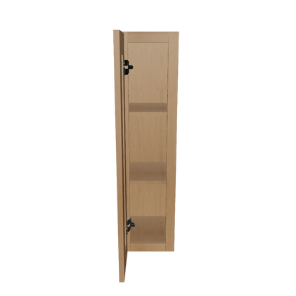 Wall Kitchen Cabinet W0936 Shaker Toffee LessCare 9 in. width 36 in. height 12 in. depth