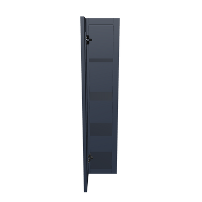 Wall Kitchen Cabinet W0942 Danbury Blue LessCare 9 in. width 42 in. height 12 in. depth