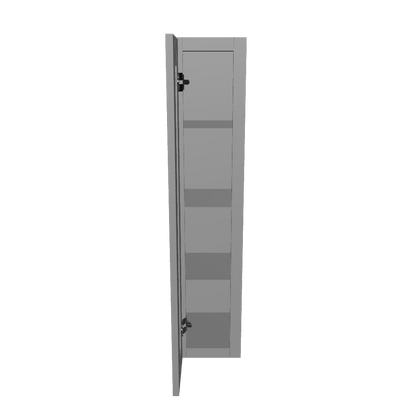 Wall Kitchen Cabinet W0942 Colonial Gray LessCare 9 in. width 42 in. height 12 in. depth