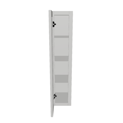 Wall Kitchen Cabinet W0942 Milan Pearl 9 in. width 42 in. height 12 in. depth