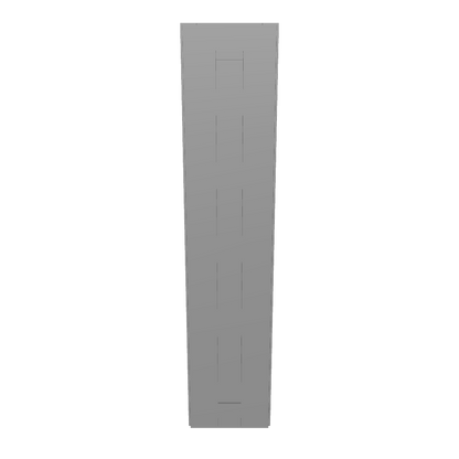 Wall Kitchen Cabinet W0942 Colonial Gray LessCare 9 in. width 42 in. height 12 in. depth