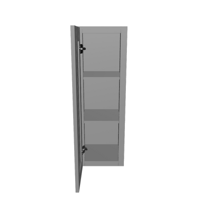 Wall Kitchen Cabinet W1236 Colonial Gray LessCare 12 in. width 36 in. height 12 in. depth