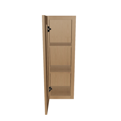 Wall Kitchen Cabinet W1236 Shaker Toffee LessCare 12 in. width 36 in. height 12 in. depth