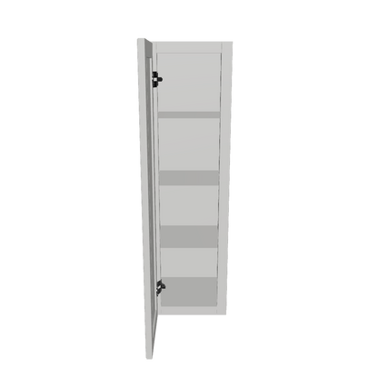 Wall Kitchen Cabinet W1242 Milan Pearl 12 in. width 42 in. height 12 in. depth