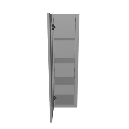 Wall Kitchen Cabinet W1242 Colonial Gray LessCare 12 in. width 42 in. height 12 in. depth