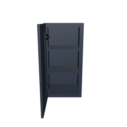 Wall Kitchen Cabinet W1530 Danbury Blue LessCare 15 in. width 30 in. height 12 in. depth