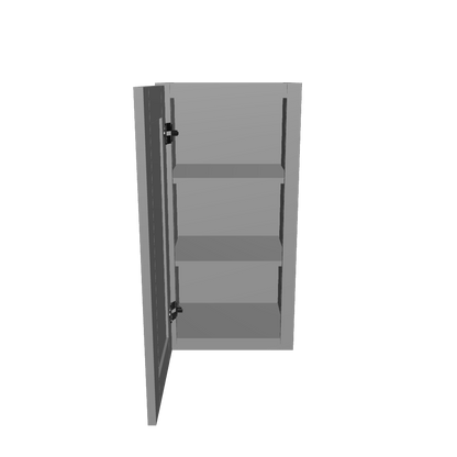 Wall Kitchen Cabinet W1530 Colonial Gray LessCare 15 in. width 30 in. height 12 in. depth