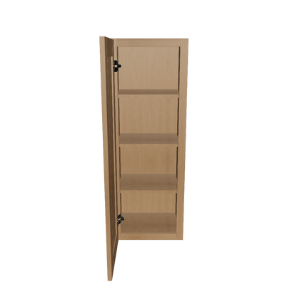 Wall Kitchen Cabinet W1542 Shaker Toffee LessCare 15 in. width 42 in. height 12 in. depth