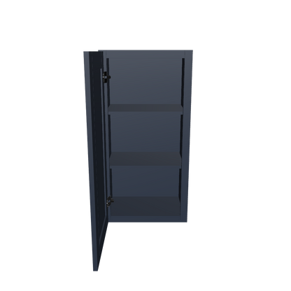 Wall Kitchen Cabinet W1836 Danbury Blue LessCare 18 in. width 36 in. height 12 in. depth