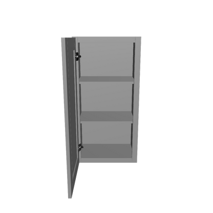Wall Kitchen Cabinet W1836 Colonial Gray LessCare 18 in. width 36 in. height 12 in. depth